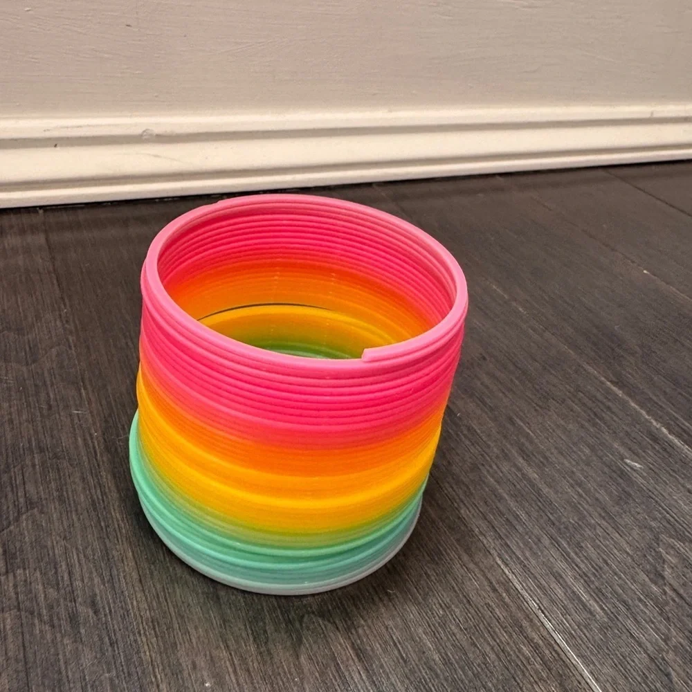 Slinky Colorful Rainbow Spring Toy Girls Boys Toddler